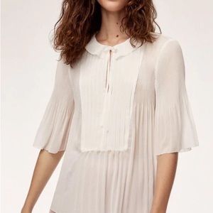 Aritzia Wilfred White Blouse